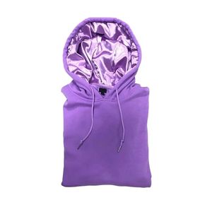 เสื้อฮู้ดบุผ้าซาตินมีฮู้ดกำหนดโลโก้ได้ทั้งชายและหญิง - Product Image 2