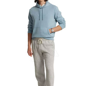 เสื้อฮู้ดผู้ชายไซส์ XS ผลิตจากโรงงาน ผ้าฟลีซ แฟชั่นใหม่ ทันสมัย แขนยาว สีพื้น ผ้าฝ้าย/โพลีเอสเตอร์ แห้งเร็ว ระบายอากาศได้ดี - Product Image 5