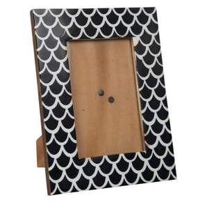 Cadre photo en bois et résine époxy de qualité supérieure taille et forme personnalisées accessoires d'album photo bois fait à la main meilleure maison de conception - Product Image 1