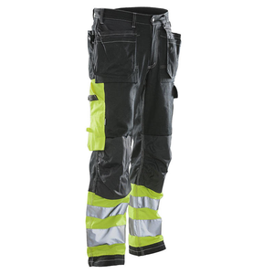 Pantalones DE SEGURIDAD reflectantes de alta visibilidad para hombre, pantalones de trabajo al aire libre con bolsillos hechos por Star Figure Enterprises - Product Image 5