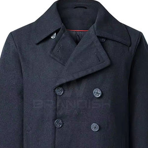 Peacoat de super qualité au design unique personnalisé pour la vente en ligne Manteau de caban d'hiver respirant pour hommes en taille adulte - Product Image 3