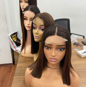 Peluca de Cabello Humano Virgen 100% Vietnamita con Cierre de Encaje HD 4x4, Estilo Liso, Precio al por Mayor - Product Image 1