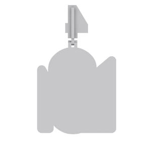 Colgante y abalorio de diamante cultivado en laboratorio único, oro de 14 quilates, Color E, corte brillante redondo, VVS2, lujo moderno impecable, Exportación al por mayor - Product Image 2