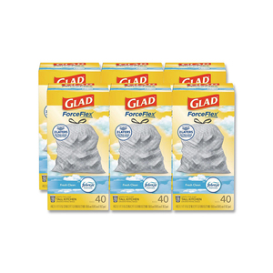 ถุงขยะครัวแบบยาว ทนทาน ยี่ห้อ Glad ForceFlex ขายส่งจำนวนมาก คุณภาพสูง ป้องกันการรั่วซึม จำหน่ายราคาส่ง - Product Image 3
