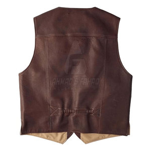 Chaleco de Cuero para Hombre, Transpirable, Abrigado para Invierno, Servicio OEM, Diseño Personalizable, Precio Razonable - Product Image 4