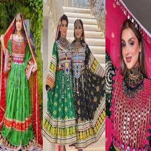 Nouvelles dernières robes afghanes traditionnelles faites à la main au tarif de gros avec la meilleure qualité, meilleure pour le mariage et la fête - Product Image 1