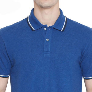 Nuevo diseño de manga corta para hombre, camisas con cuello vuelto, camiseta Polo informal para hombre, camiseta POLO de diseño moderno de algodón suave - Product Image 6