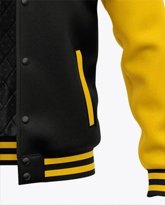 Veste Varsity pour homme en cuir, style universitaire, bomber, prix abordable, plusieurs couleurs, personnalisable - Product Image 3