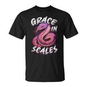 T-shirt Grace In Scales per amanti dei serpenti e proprietari di rettili - Product Image 1