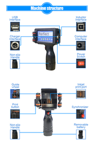 <span class=keywords><strong>Impresora</strong></span> de Codificación de Inyección de Tinta Portátil Perfect <span class=keywords><strong>Laser</strong></span> para Tela/Plástico/Papel, Impresoras de Inyección de Tinta Pequeñas, Portátiles y de Mano - Product Image 4