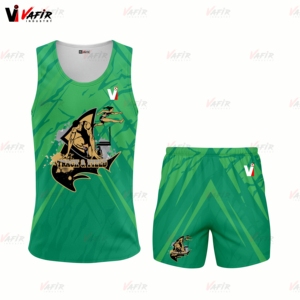 Fabricación de fábrica, cómodo uniforme de pista y campo, juegos de ropa deportiva para gimnasio para correr al aire libre, uniformes para correr personalizados - Product Image 3