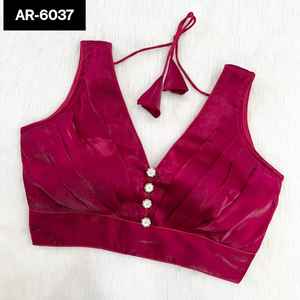 Saree Lehenga Choli de créateur en soie Rafale traditionnelle pour femmes avec chemisier de taille libre prêt à l'emploi vêtements indiens et pakistanais - Product Image 5