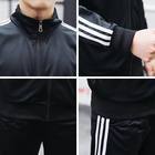 Vente en gros Survêtements décontractés personnalisés avec fermeture éclair Survêtements unisexes doux et chauds pour le fitness, le jogging avec broderie, Style hivernal - Product Image 6