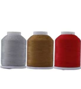 Hilo DE COSER trenzado de poliéster 100/2 de alta tenacidad, técnica de tejido fino para acolchado, bordado, acabado liso, patrón teñido - Product Image 1