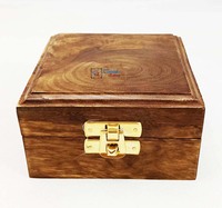 Brunton Compass Modern Wooden Box Gold-Plated Brass Polish Handmade Directional Navigation Instrument Outdoor Use Business Gift