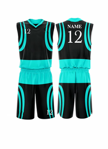 Uniforme de basket-ball pour jeunes personnalisé de haute qualité en gros impression par transfert de chaleur maillot d'équipe vêtements de basket-ball - Product Image 4