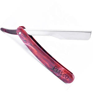 Navajas de afeitar manuales de acero inoxidable, cuchilla recta plegable, fabricadas por Pissco Pakistán - Product Image 2