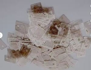 Almohadillas de mica de oro natural de alta calidad a granel económico 13X18 elementos de materiales de aislamiento de transistores de alto voltaje - Product Image 2