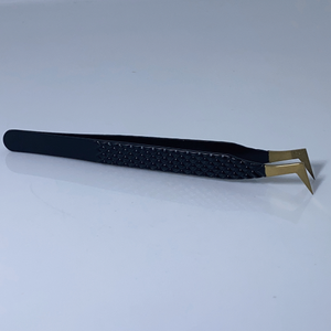 Pince à cils en acier inoxydable de qualité supérieure droite et incurvée - Product Image 3
