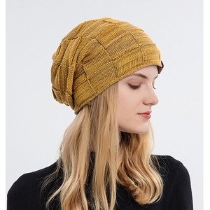 Chapeau de ski d'hiver tendance, doublé en polaire, bonnet ample pour femmes et hommes, tricot doux et confortable, chapeaux surdimensionnés chauds - Product Image 4