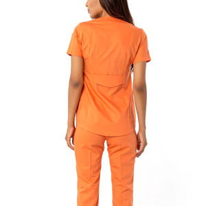 Uniformes médicaux de haute qualité, ensembles de blouses d'hôpital, écologiques, légers, en toile pour femmes, vente en gros, sur mesure, pour infirmières - Product Image 5