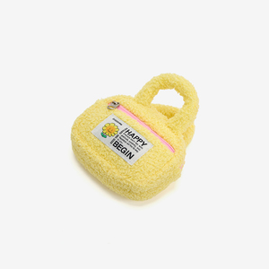 Lambswool Fashion Mini Handbag with Zipper Closure-Durable Lightweight & Foldable Portable <b>Bag</b> for Daily Use - Product Image 3