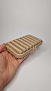 Jabonera de madera de bambú ecológica Natural para ducha de baño, soporte para bandeja de jabón de drenaje de cascada - Product Image 5