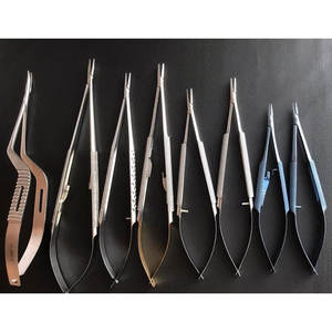 Ensemble d'instruments microchirurgicaux Medic porte-aiguilles manuels en acier inoxydable de haute qualité ciseaux Pentax chirurgical certifié CE - Product Image 1