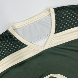 T-shirt de mode de rue personnalisé pour homme T-shirt 100% coton pour hommes coupe ample imprimé Football Mesh Jersey - Product Image 4