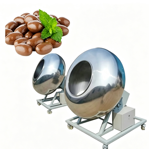 Machine à enrober les cacahuètes, les amandes et les noix de chocolat et de sucre - Product Image 5