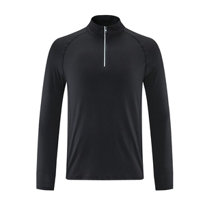 Top vente hommes Gym Compression Gym porter en gros Compression chemises de Compression à manches longues séchage rapide sport Spandex Polyester pour adultes - Product Image 6