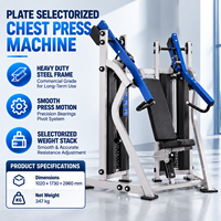 BN Machine de musculation professionnelle à double station pour press à la poitrine assis incliné, vente en gros d'usine pour centres de musculation privés