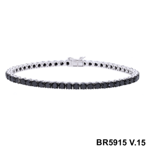 Bracelet de tennis en or 14 carats Everyday Elegance avec diamants scintillants de 7.8 carats - Product Image 4