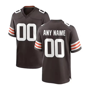 Maillot de football américain pour adulte, uniforme d'entraînement, impression numérique, respirant, été, évacuation de l'humidité, personnalisable, nom de l'équipe - Product Image 6