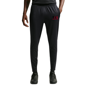 Black <b>Men's</b> Breathable Quick Dry Lightweight Polyester <b>Jogger</b> Pants Elastic Waist <b>Slim</b> <b>Fit</b> Sports Trousers Pocket for Training - Product Image 1
