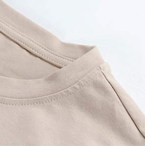 T-shirt décontracté à manches courtes pour homme 100 % coton - Coupe ample, tricot lourd élégant, sérigraphié, couleurs personnalisables, séchage rapide - Product Image 4