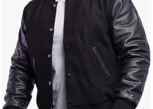 Fratres เสื้อแจ็คเก็ตเบสบอลแขนเสื้อหนัง PU ปักตามสั่ง - Product Image 3