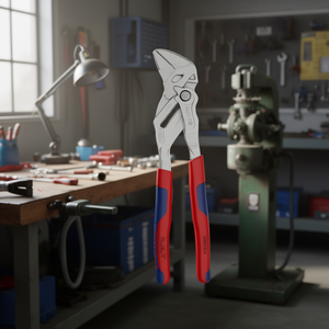 Para herramienta Knipex de un solo uso con alicates y llave, mangos de agarre multicomponente cromados - Product Image 3