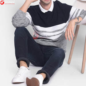 Pull d'hiver anti-rides en tricot pour hommes, pull décontracté à manches longues de haute qualité, au prix de gros - Product Image 4