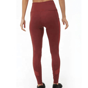 Leggings Capri de Yoga de Cintura Alta para Mujer, Spandex/Nailon, Elásticos en Cuatro Direcciones, Cintura Elástica con Bolsillos, Ropa Deportiva Personalizada - Product Image 6