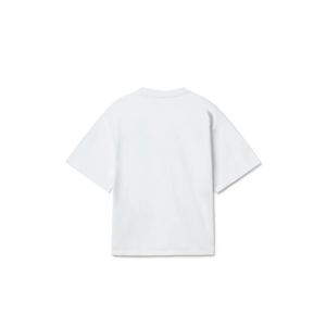 Camiseta blanca pura GSM 200 de la mejor calidad, tela pesada, cuello acanalado grueso, algodón orgánico peinado, liso, sin etiquetas - Product Image 2