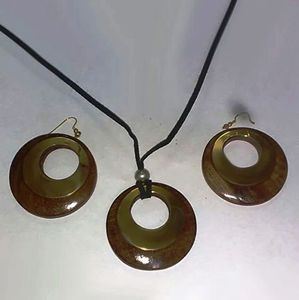 งานหัตถกรรมสร้อยคอกระดูกเขาสีน้ำตาลสร้อยคอเขาควายธรรมชาติทำด้วยมือสินค้าอินเดีย - Product Image 1