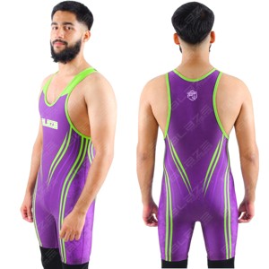 Singlet de lutte imprimé personnalisé de haute qualité, Singlet de lutte sublimé, Singlet de lutte pour femmes - Product Image 3