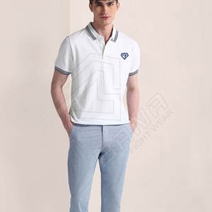 Camisetas de polo de alta calidad Camisetas de Polo de manga corta personalizadas con estampado de pantalla personalizado para hombres 100% algodón Casual Patrón personalizado gratis - Product Image 5