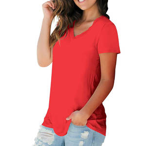 Venta caliente elegante transpirable Fitness Wear mujeres camisetas/mujeres al por mayor Color sólido entrenamiento gimnasio Fitness camisetas - Product Image 2