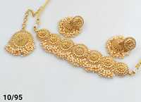ENSEMBLE DE BIJOUX INDIENS TRADITIONNELS ET À LA MODE EN CUIVRE ENSEMBLE DE BIJOUX DE MARIAGE POUR FEMMES BOUCLES D'OREILLES ET COLLIER