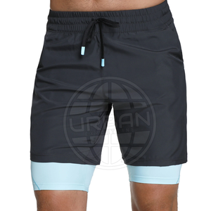 Pantalones Cortos Deportivos de Lona con Cintura Elástica de Secado Rápido, Nuevo Diseño, Logotipo Personalizado a Bajo Precio - Product Image 3