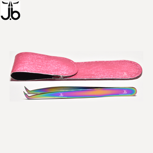 Étui magnétique emballage pince à épiler acier inoxydable prix compétitifs pince à épiler pointe fibre pince à épiler extension de cils - Product Image 6