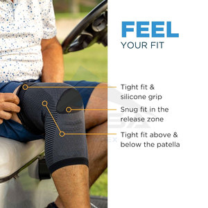 Attelle de genou, manchon de genou pour la récupération des blessures, déchirure du ménisque, douleur au genou, genoux endoloris, soulagement de la tendinite rotulienne et de l'arthrite - Product Image 4