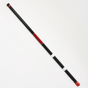 คันเบ็ดตกปลาแบบยืดหดได้ 4 ท่อน พร้อมโครงกลมสแตนเลสคาร์บอน/แก้ว และตาข่ายไนลอนสีขาวสำหรับตกปลาทะเล - Product Image 1